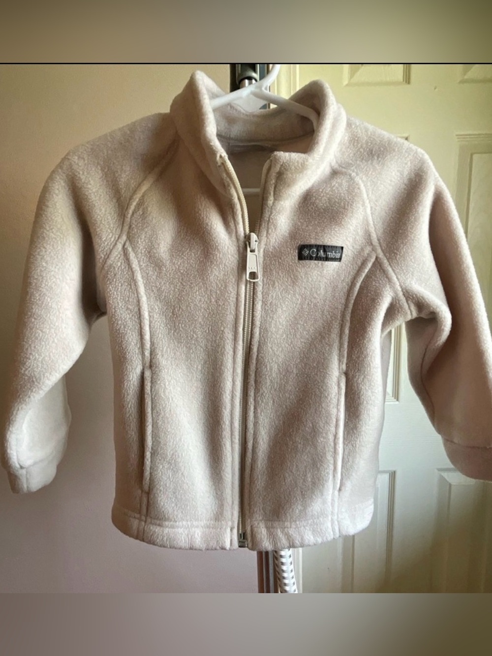 Columbia Off-White Fleece Jacket 2t